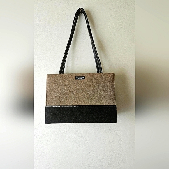 kate spade Handbags - Vintage Kate Spade New York Tote Bag – Wool & Leather Trim, EUC